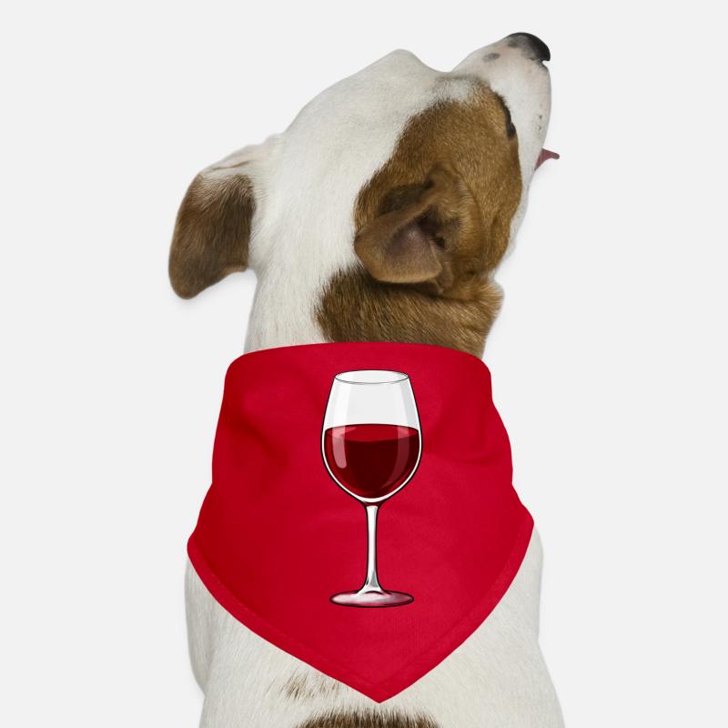 Wine Wine Glass Red Wine Drinker Gift Dog Bandana