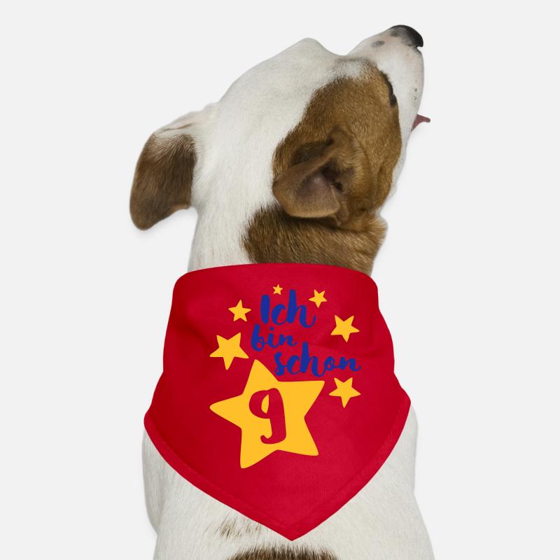 Ich bin schon Neun! Hunde-Bandana