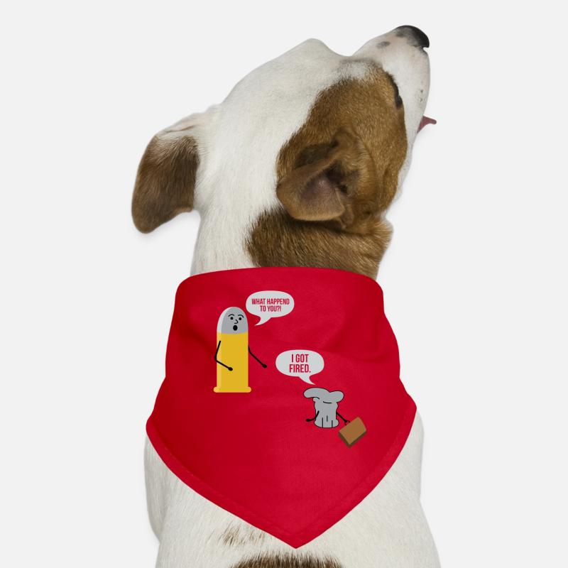 I Got Fired Funny Bullets gift for Gun Lovers Hunde-Bandana