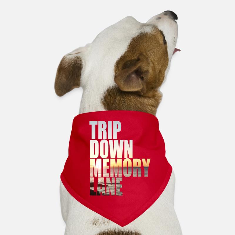 Trip Down Memory Lane Dog Bandana