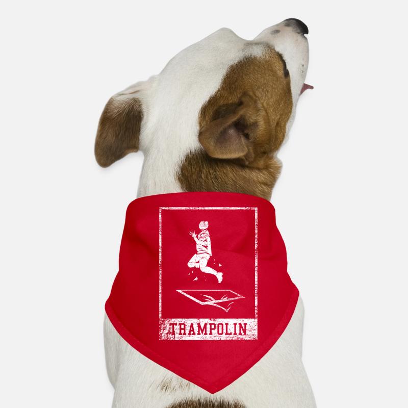 Cadeau tremplin trampoline Bandana pour chien