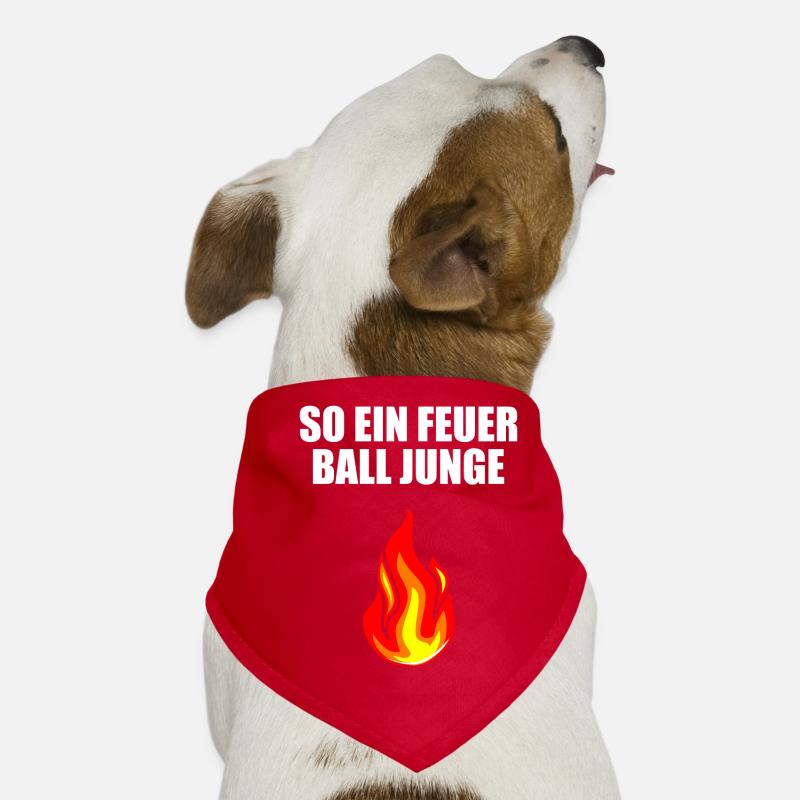 So ein Feuerball Junge Hunde-Bandana