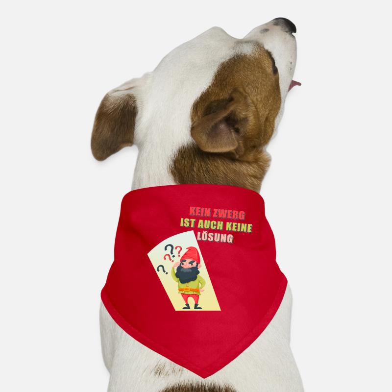 NO DWARFING IS ALSO NO SOLUTION Dog Bandana