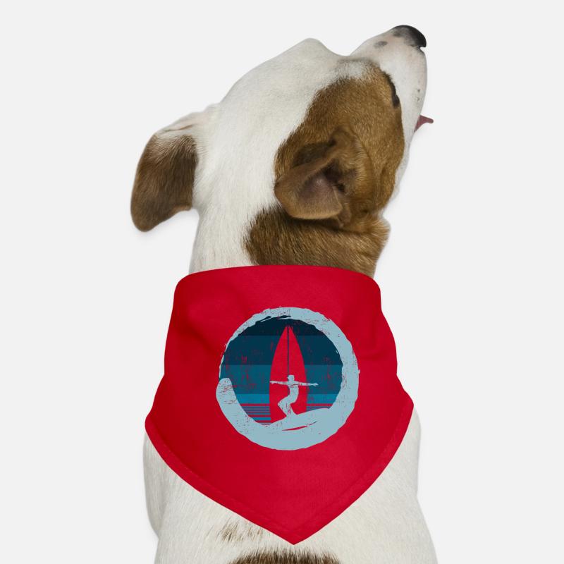Design cool pour le surf Bandana pour chien