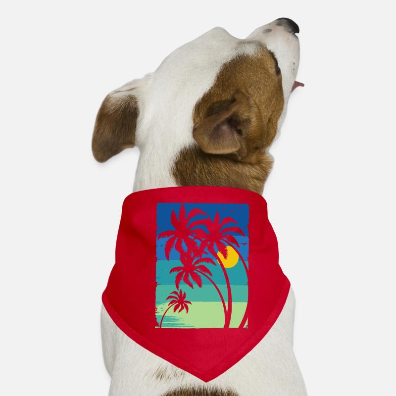 Palm, palm trees Dog Bandana