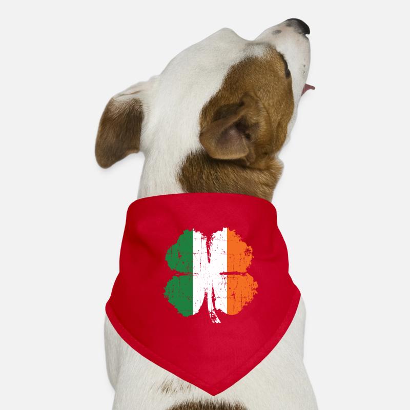 Irland Kleeblatt Geschenk Hunde-Bandana