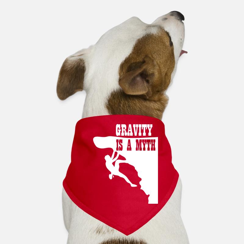 Gravity Is A Myth Dog Bandana