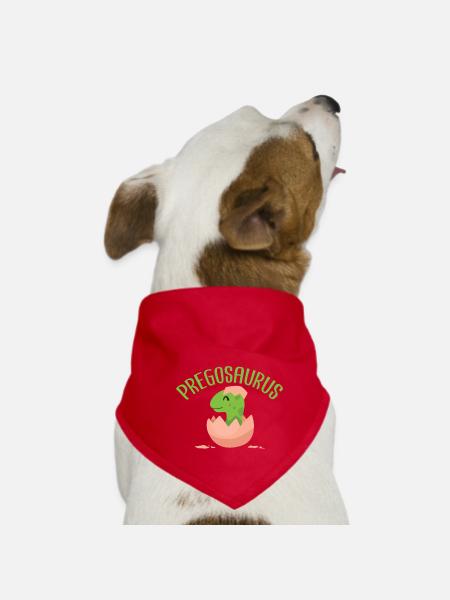 Pregosaurus - Bandana pour chien - rouge - Devant