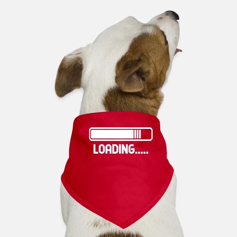 Loading .... Loading bar Dog Bandana