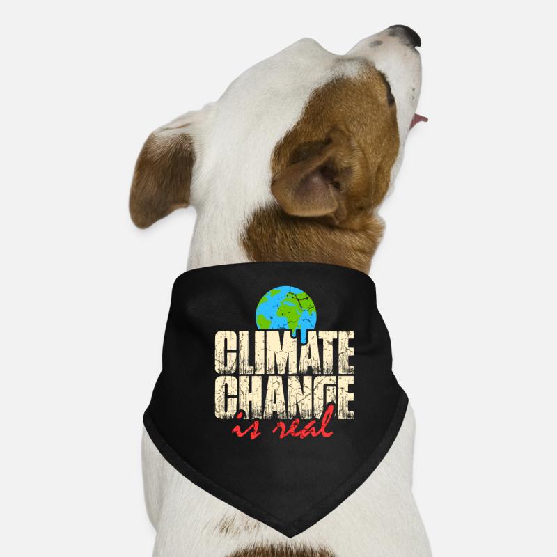 Climate Change is real Hunde-Bandana