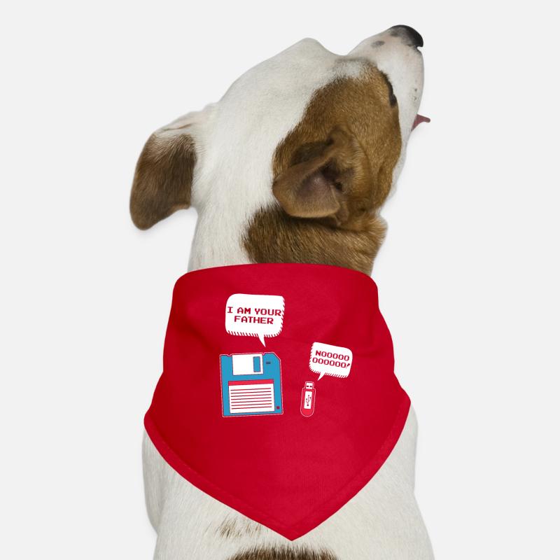 I Am Your Father Lustiger USB Floppy Disk Spruch Hunde-Bandana