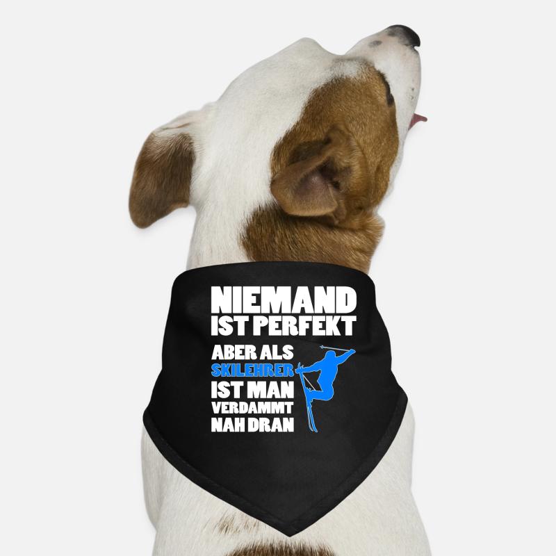 Skilehrer Spruch Hunde-Bandana