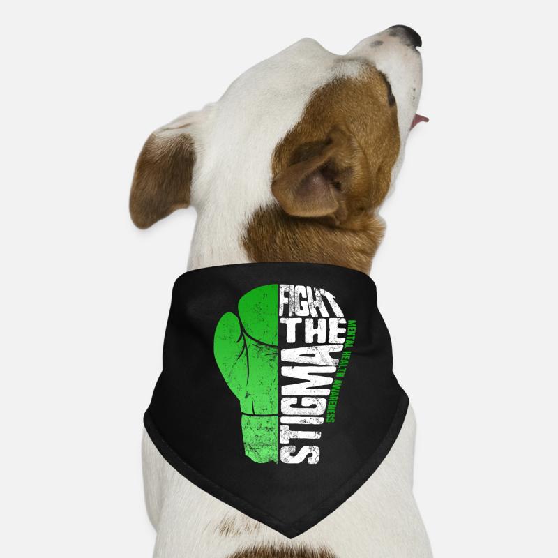 Lutter contre la stigmatisation Sensibilisation aux maladies de santé mentale Bandana pour chien