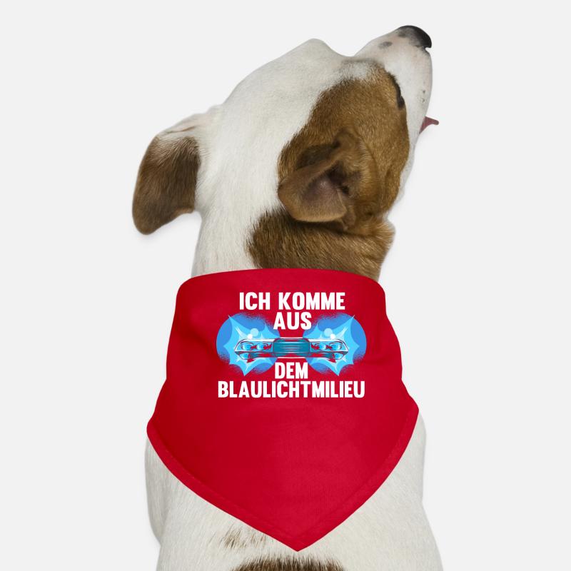 Lustig Polizei Cop Polizist Beruf Spruch Geschenk Hunde-Bandana