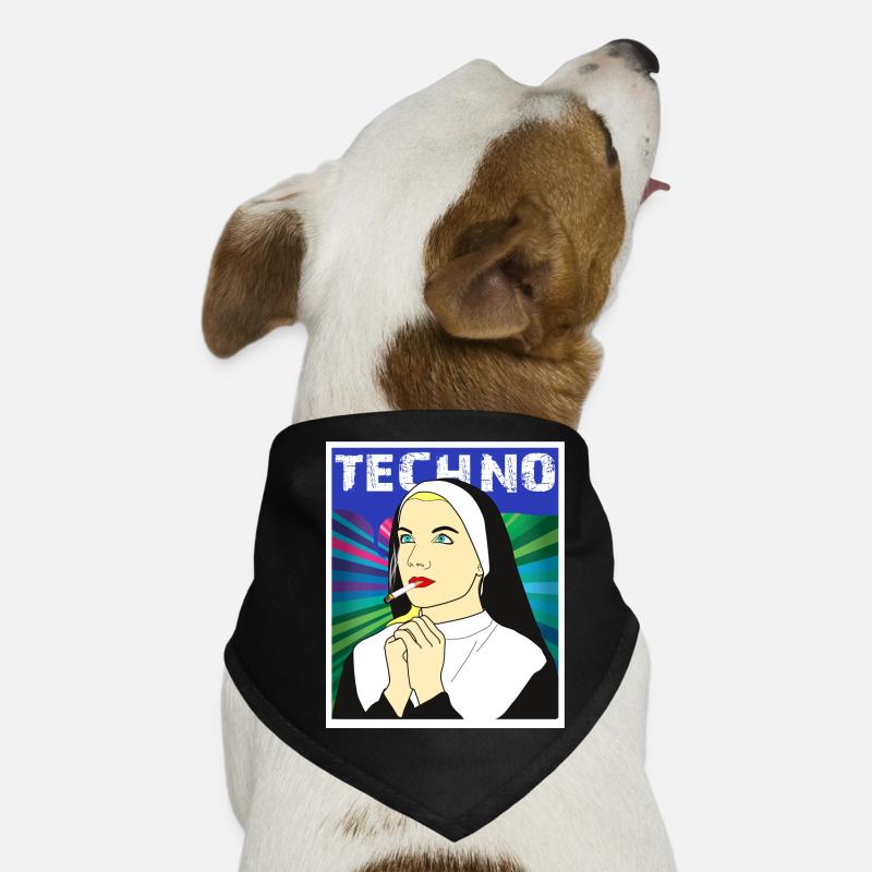Techno Nonne Hunde-Bandana