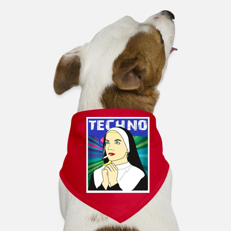 Techno Nonne Hunde-Bandana