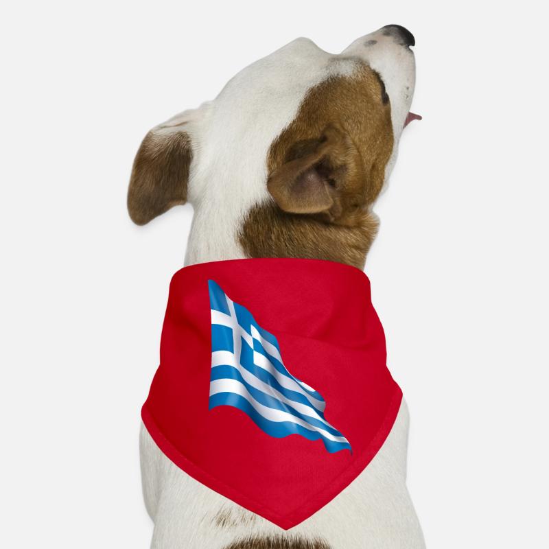 Drapeau de la Grèce Bandana pour chien