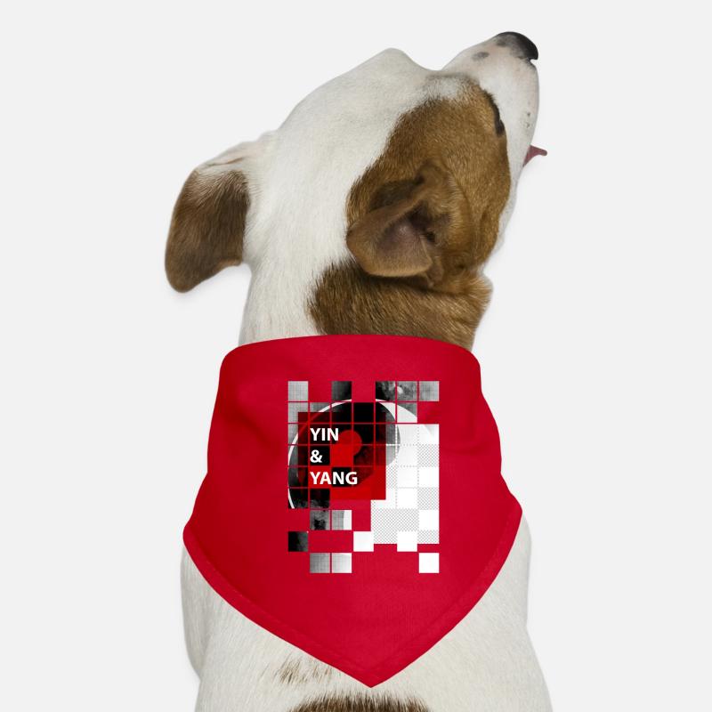 yin yang Bandana pour chien