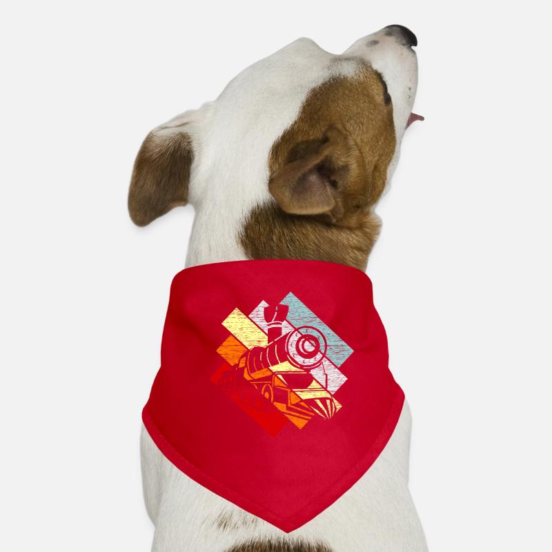 Train trains model railway railway gift Dog Bandana