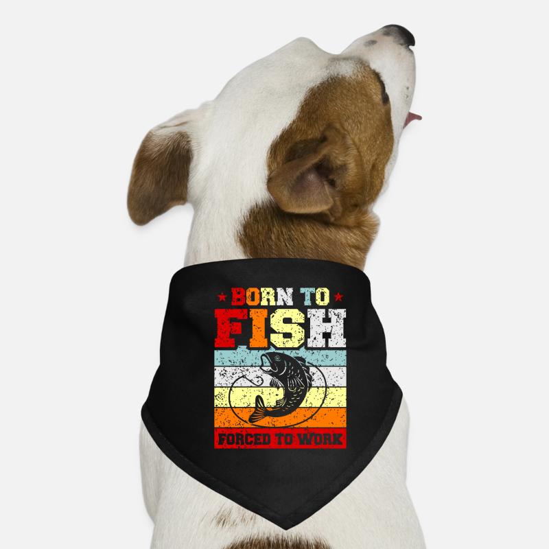 Fischen Hunde-Bandana