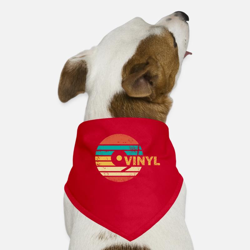 Disque vinyle Bandana pour chien