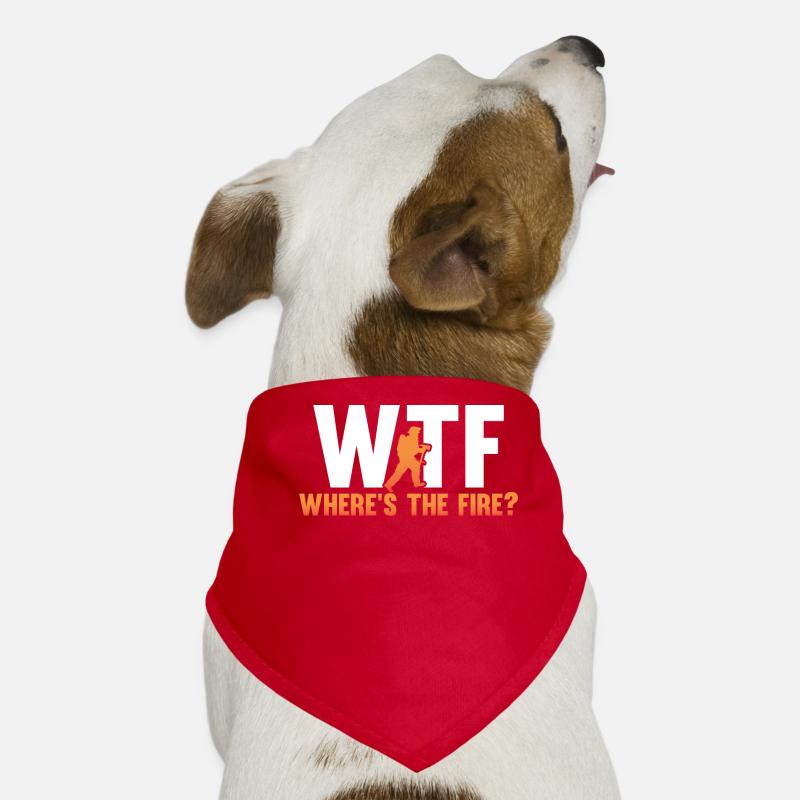 WTF Where's the fire Dog Bandana
