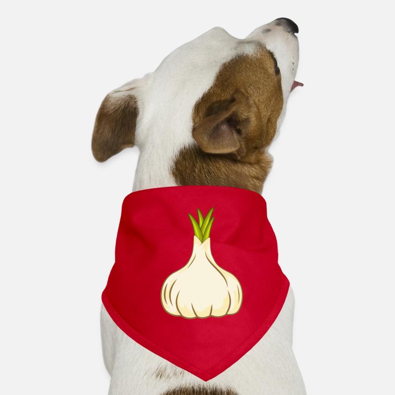 Knoblauch Hunde-Bandana