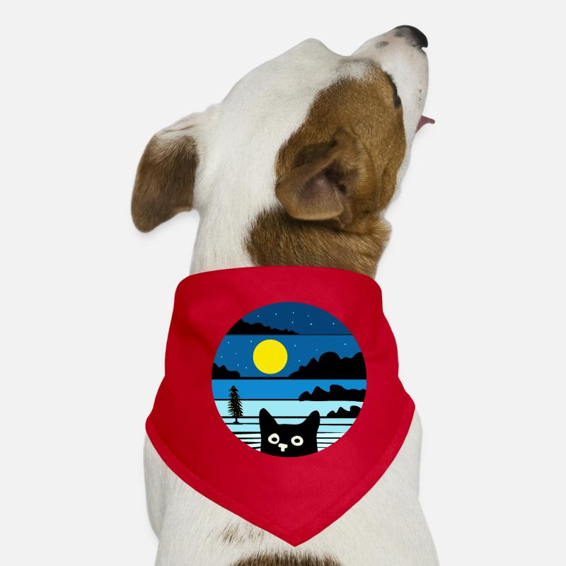 Tee-shirt chats rigolos chat mignon noël Bandana pour chien