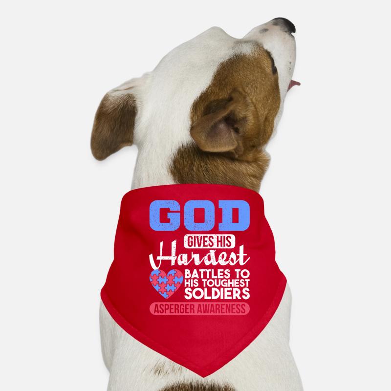 Autisten Asperger Autismus Geschenk Hunde-Bandana