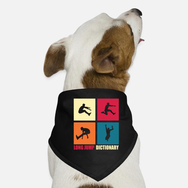 Long jump lexicon Funny gift Dog Bandana