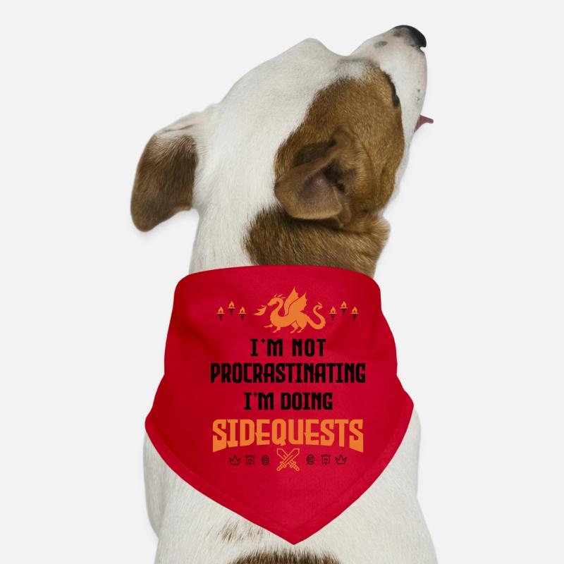 I'm Not Procrastinating - I'm Doing Side Quests - Hunde-Bandana