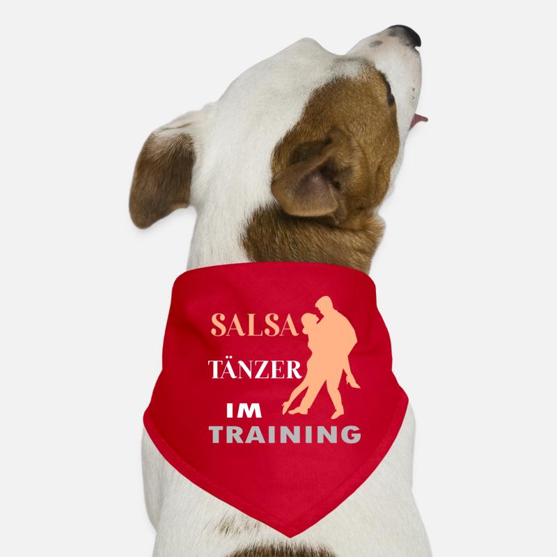 Salsa Tänzer im Training Hunde-Bandana