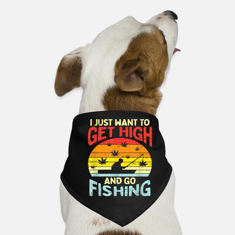 Cannabis Hemp THC 420 Dog Bandana