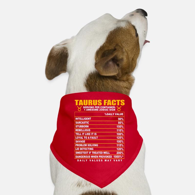 Stier Sternzeichen Hunde-Bandana