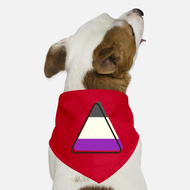 Triangle asexuel Bandana pour chien