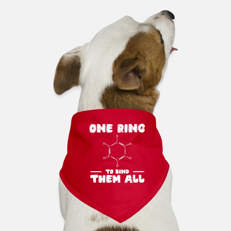Chemie Benzolring Molekül Bindung Hunde-Bandana