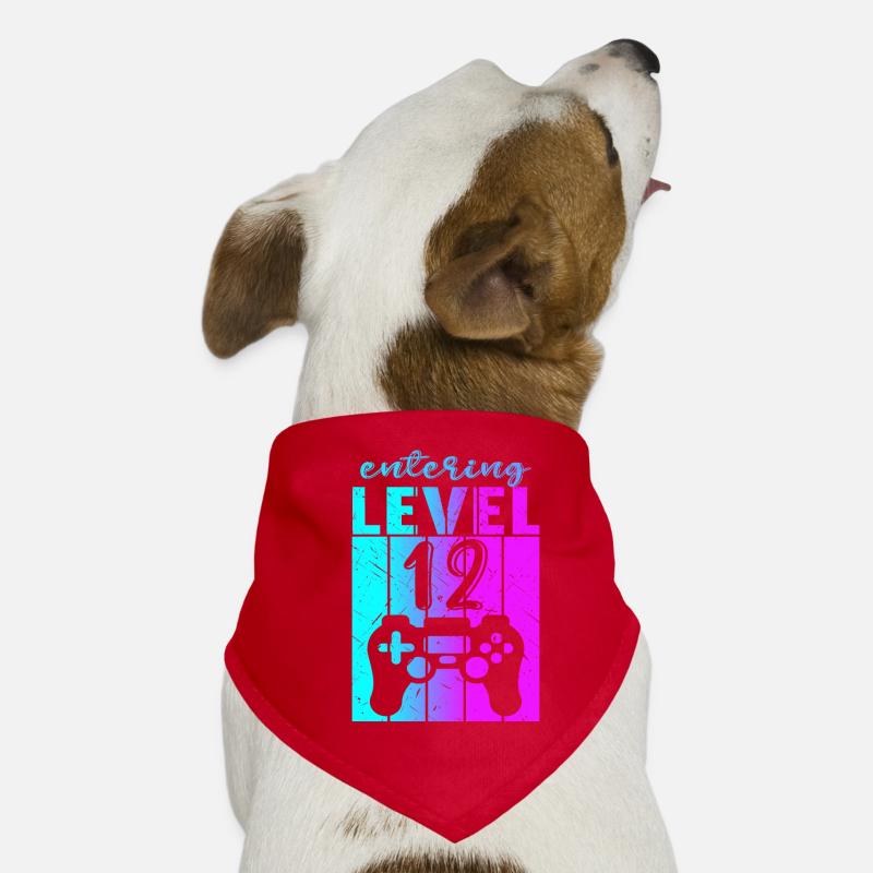 Level 12 Gaming Controller 12. Geburtstag Hunde-Bandana