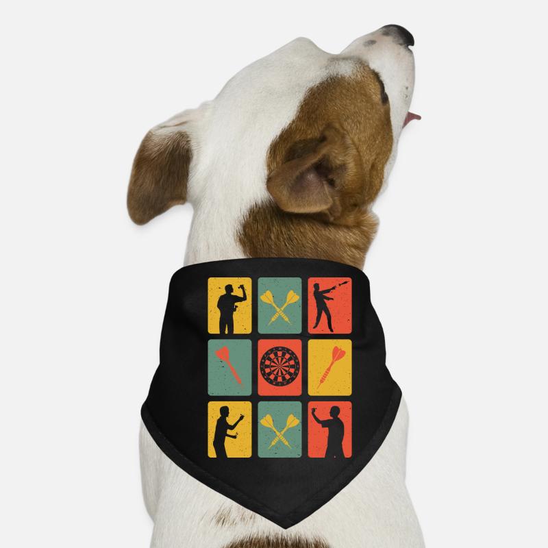 Fléchettes Rétro Bandana pour chien