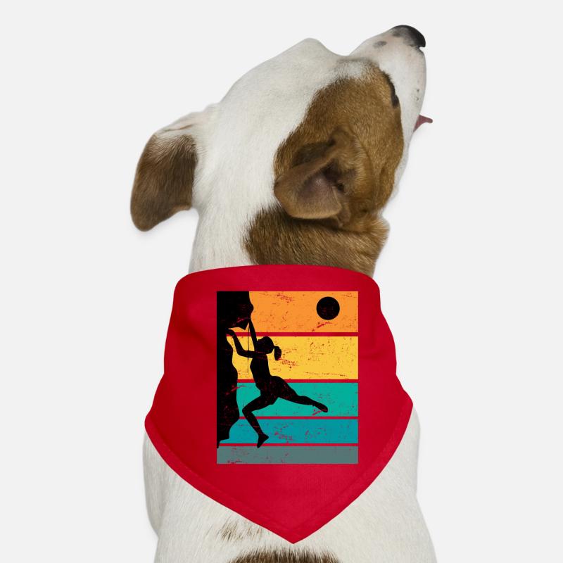 Retro Boulder Escalade de roches Escalade libre Bandana pour chien