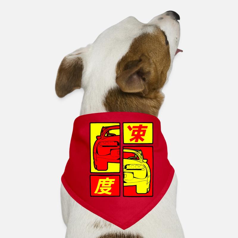 Comic Strips japan jdm legend - supra Dog Bandana