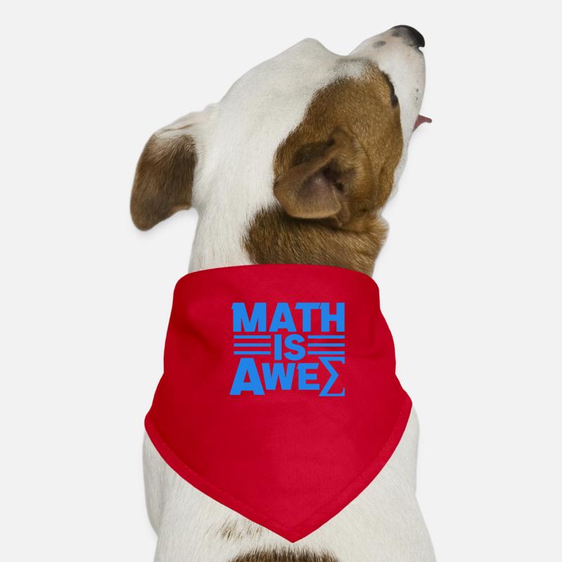 Math Teacher Dog Bandana