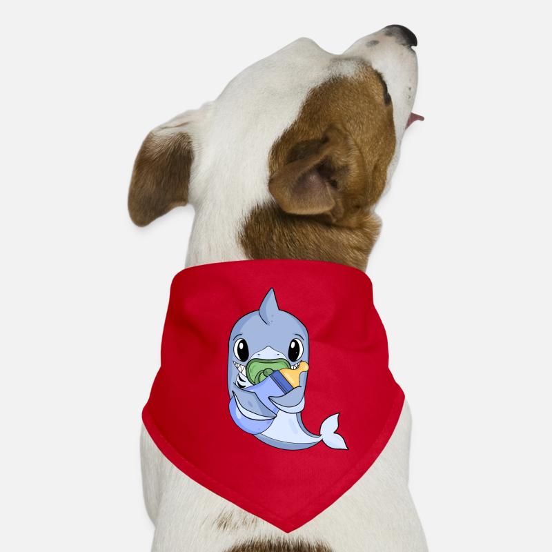 Bébé Garçon Requin Bandana pour chien