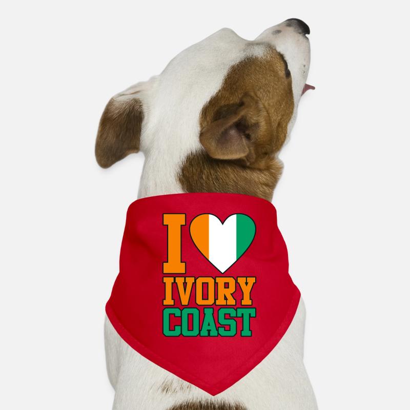 Côte d’Ivoire Bandana pour chien