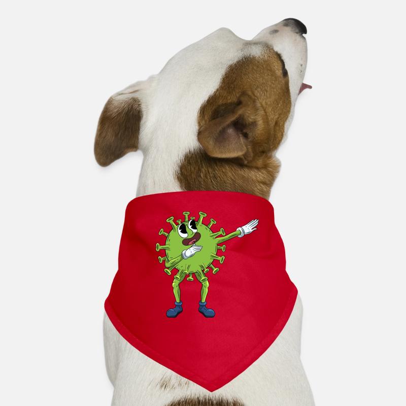Dabbing Virus Hunde-Bandana