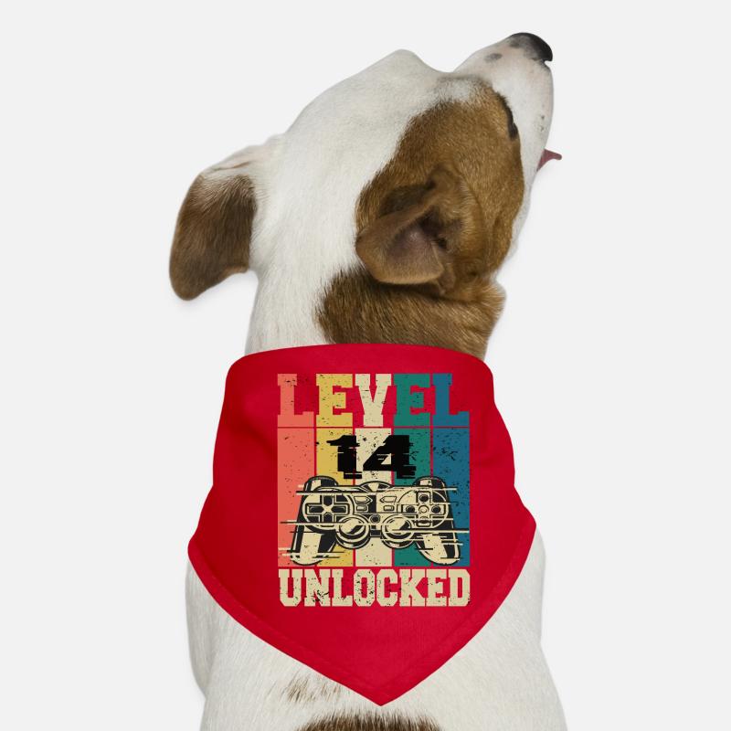 Level 14 Unlocked Dog Bandana