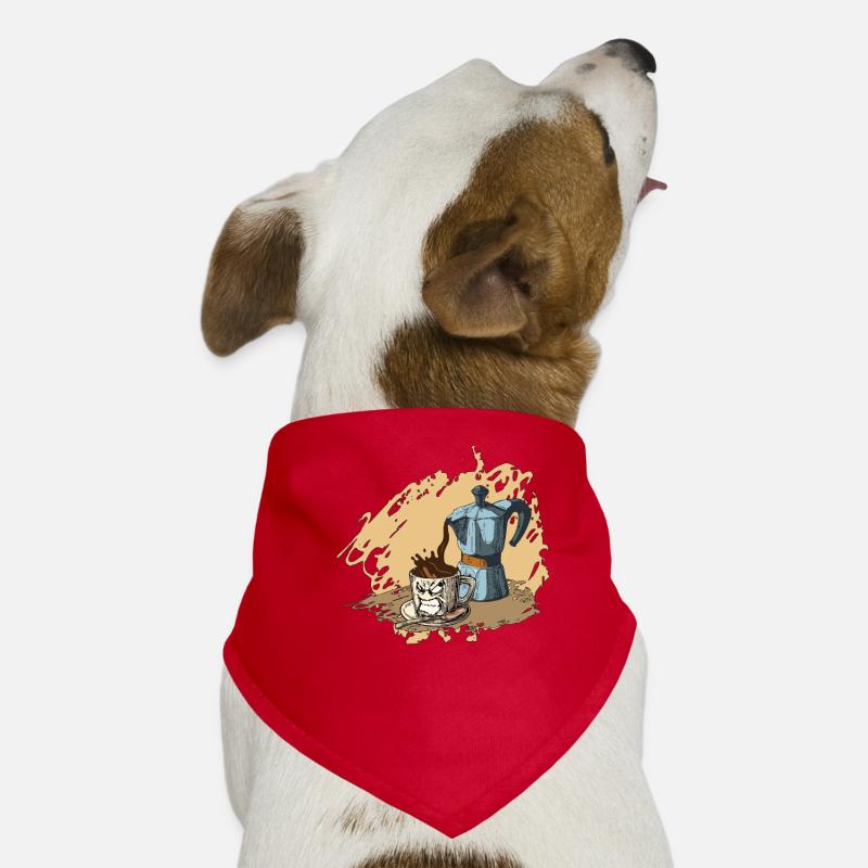 Espresso Kaffee Hunde-Bandana