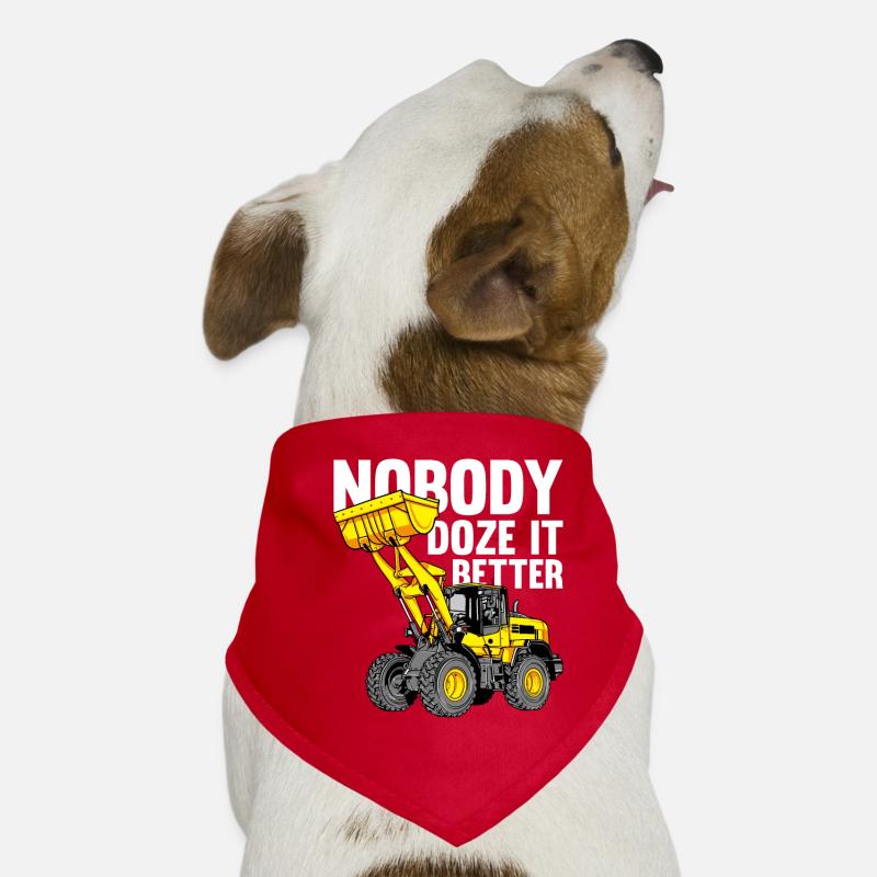 Bulldozer bulldozer crawler Dog Bandana