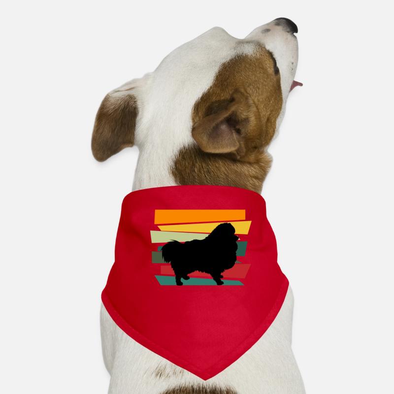 Spitz Pomeranian Zwergspitz Chien Bandana pour chien