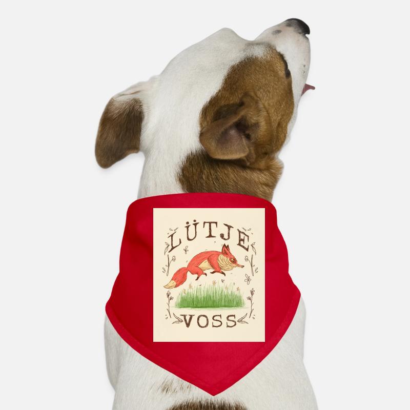 Lütje Voss Low German little fox Dog Bandana