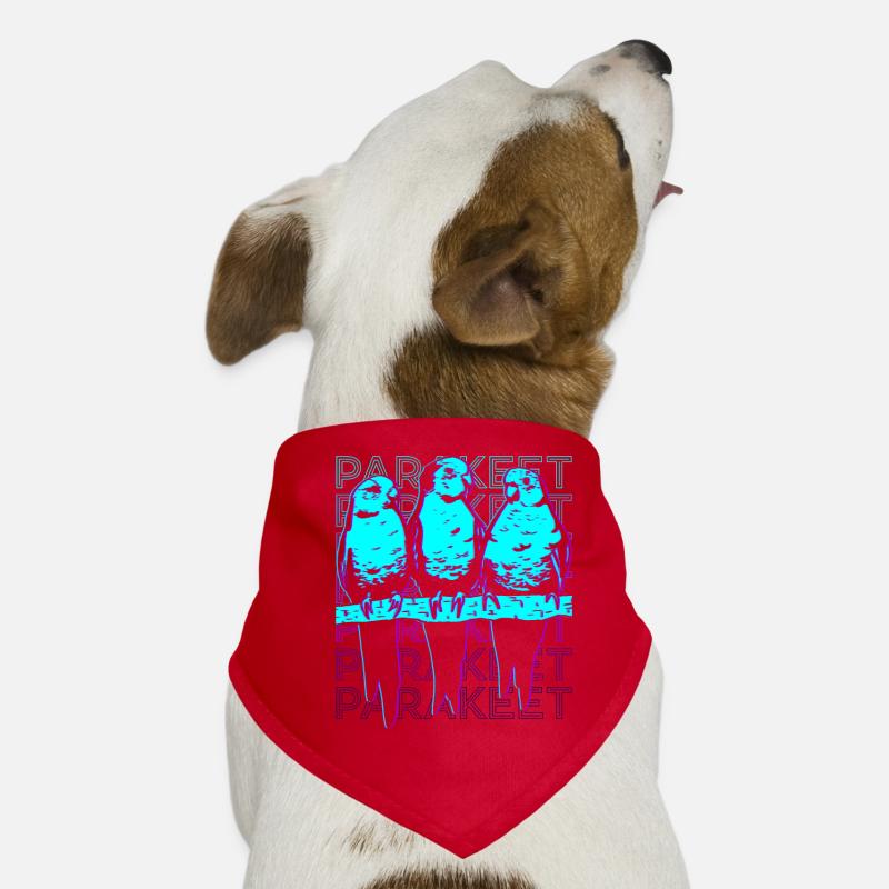 Sittich Retro Hunde-Bandana